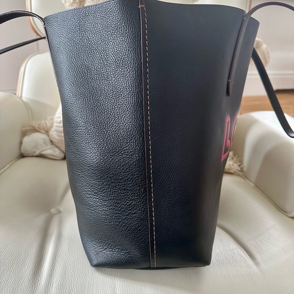 Rare Coach X Keith Haring LOVE Leather Large Tote - Picture 14 of 16